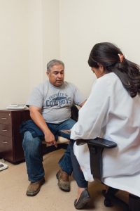 Patient meets with Doctor