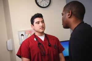 Nurse with Patient