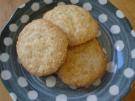 Meal Planning/Biscuits on Polka Dot Plate