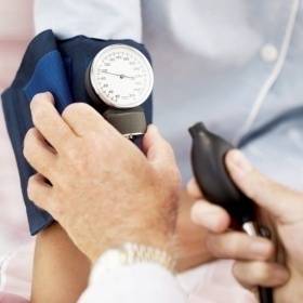 Complications/Blue Banded Blood Pressure Tester in Use