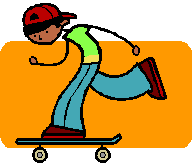 Kids Corner/Boy on Skateboard Icon