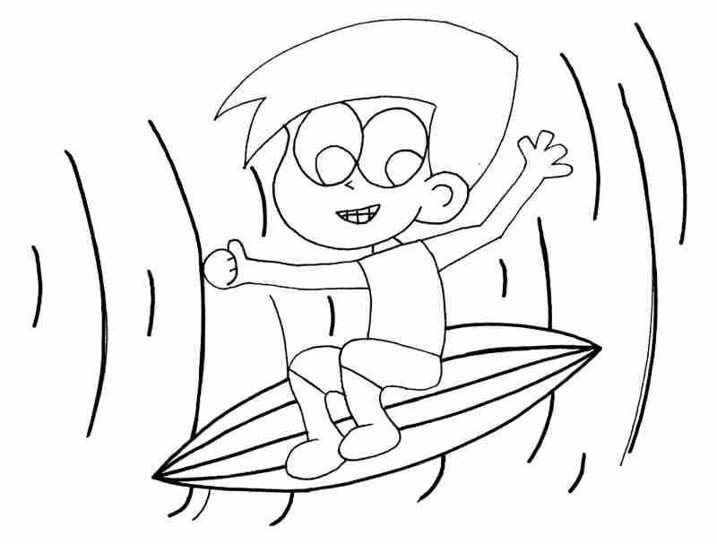 Kids Corner/Boy Surfing Sitting Down Icon