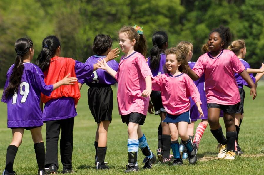 Kids Corner/Girls Soccer Teams Greeting Photo