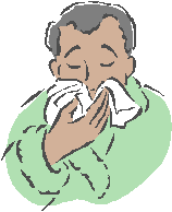 Exceptional Times/Man Blowing Nose into Tissue Icon