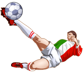 Kids Corner/Man Kicking Soccerball Icon