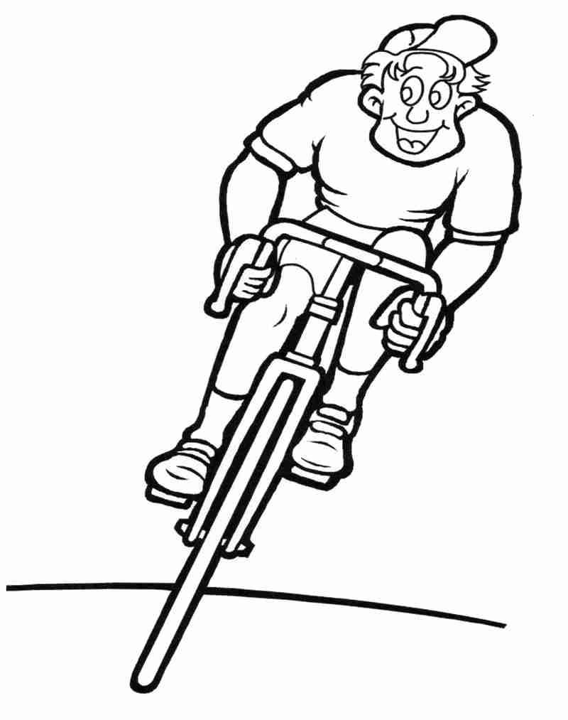 Kids Corner/Man Riding Bicycle Icon