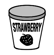 Meal Planning/Yogurt Tub (Strawberry) Icon