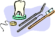 Daily Self Care/Tooth, Toothbrush, Floss and Dental Tools Icon