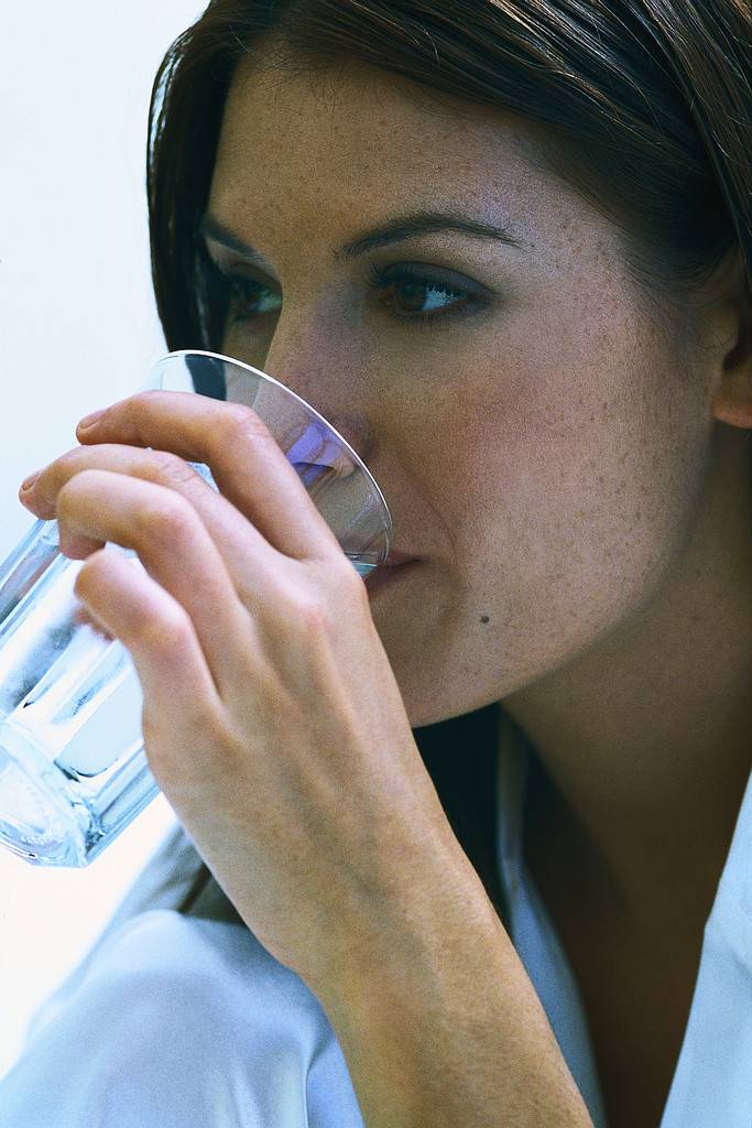 High Blood Sugar/Woman Drinking Water Photo